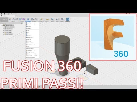 FUSION 360 - GUIDA PRIMI PASSI!