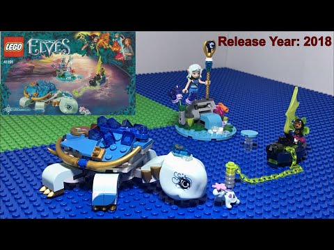 Lego Elves 41191 - Naida & The Water Turtle Ambush (2018) - Speed Build and Stop Motion Animation