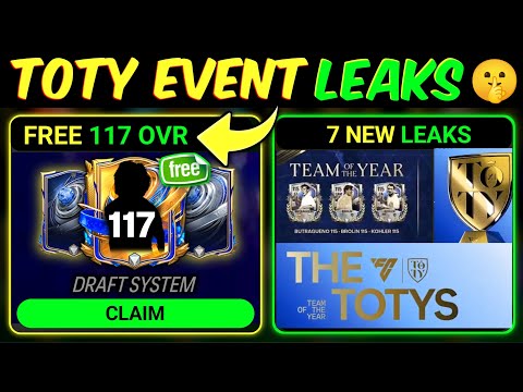 FREE 117 OVR x TOTY Draft System Confirmed Leaks & Rewards - FC Mobile | Mr. Believer