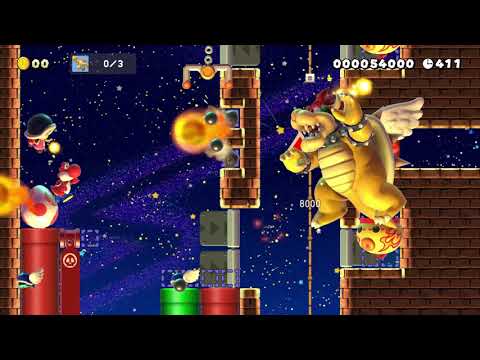 Super Mario Maker 2: In The Twinkling Heat - Level Showcase