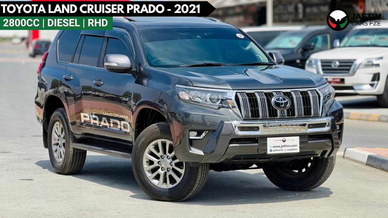 Toyota Prado 2021 | 2.8L DIESEL ENGINE | AT | RHD | SUNROOF | 360 VIEW CAMERA | COOL BOX | DIGITAL ODOMETER | ELE video