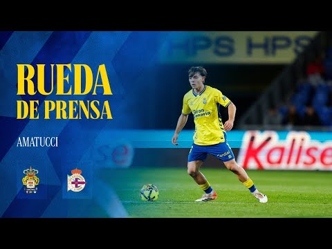 Rueda de prensa de Amatucci previa al #LasPalmasDépor | UD Las Palmas