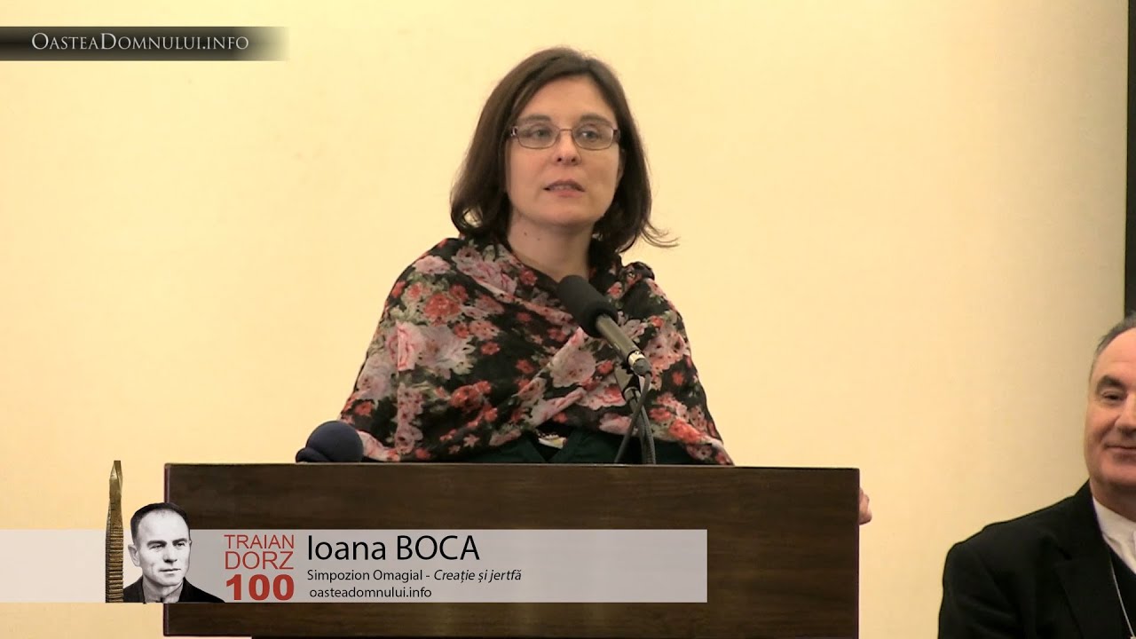 Ioana BOCA – Simpozion Omagial Traian Dorz 100 – Cluj, 12 sept. 2013