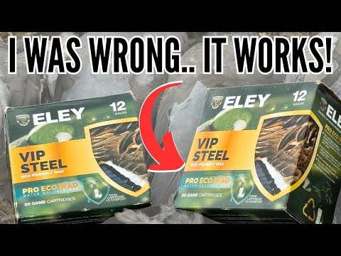 TESTING STEEL SHOT CARTRIDGES AT CROWS | I COULD NOT BELIEVE IT! | INTERESTING RESULTS!!