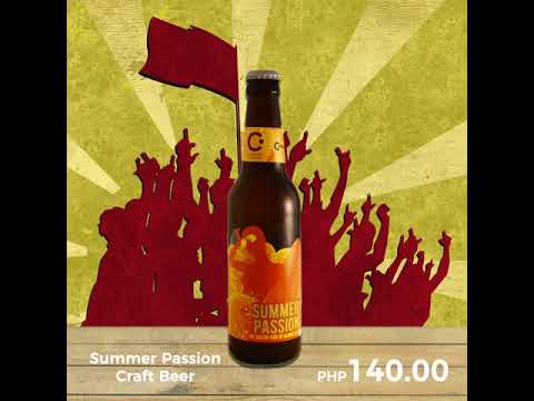 Cerveja artesanal filipina em Karton