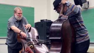 Upton Bass: Lynn Seaton and Christian McBride Bass Duet!