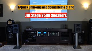 Video thumbnail for JBL Stage 250B Unboxing and Sound Demo by Forensic Audio