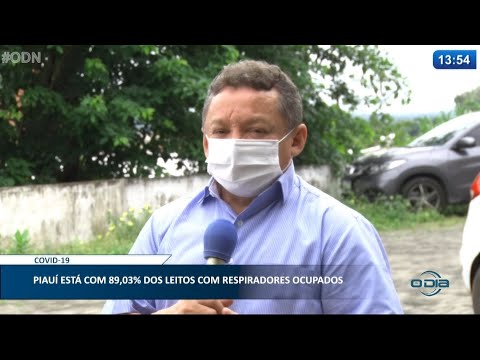 Piauí tem quase 90% dos leitos com respiradores ocupados 19 04 2021