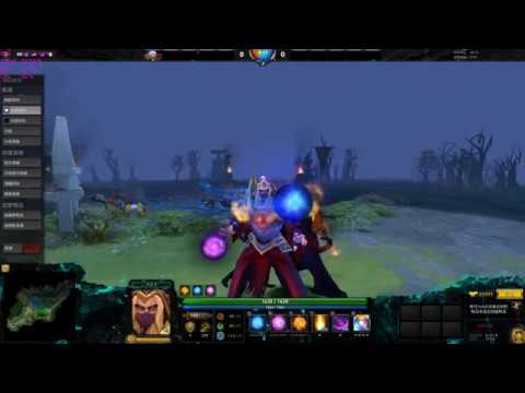 DOTA2[Invoker]_Trials of the Blackguard Magus+Mask of the Divine Sorrow+Dark Artistry+sunglasses