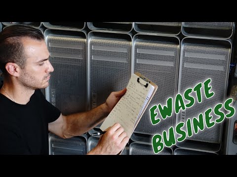 Partially Scrapping Computers And Testing Out 15 Apple Mac Pros While Shipping Ewaste At My Business