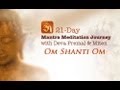 Deva Premal & Miten - Om Shanti Om: 21-Day ...