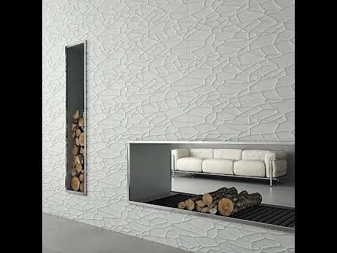 Carrelage mur Polar mojave white mate 30x90 cm