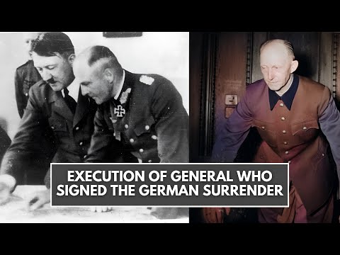Execution Of Hitler's Most Loyal General Alfred Jodl