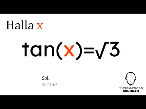 CÓMO SE RESUELVE LA ECUACIÓN TRIGONOMÉTRICA tanx=√3