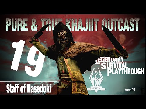 Pure & True Khajiit Outcast Build (19) Staff of Hasedoki - Skyrim AE Legendary Survival