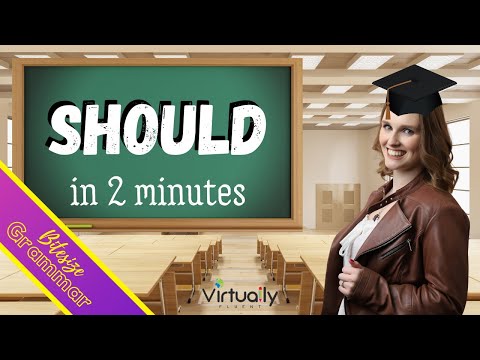 How to use SHOULD in English (Elementary English)