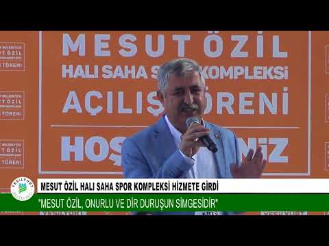 MESUT ÖZİL HALI SAHA SPOR KOMPLEKSİ HİZMETE GİRDİ