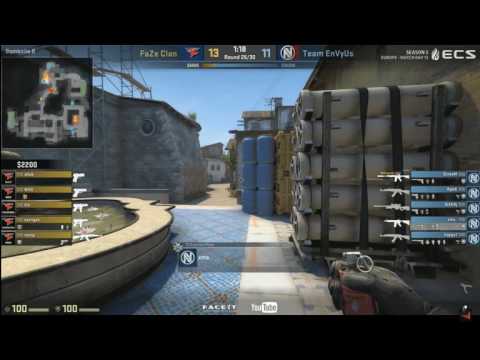 ScreaM ACE in 18 bullets (ECS S3 D13:  Faze vs EnVyUs)