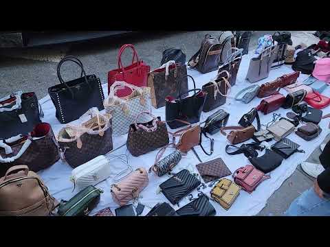 NYC Views Street vendors around Canal Street.