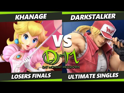 DAT MM 255 Losers Finals - Darkstalker (Terry) Vs. Khanage (Peach) SSBU Ultimate Tournament