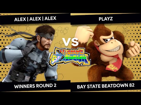 Bay State Beatdown 82 - Alex | Alex | Alex (Snake) vs Playz (Donkey Kong) - Winners Round 2