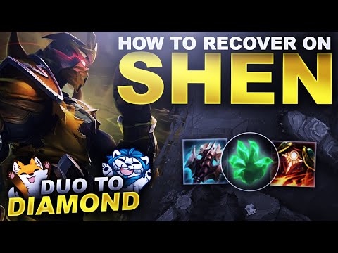 HOW TO RECOVER THE GAME ON SHEN! - Duo to Diamond | League of Legends
