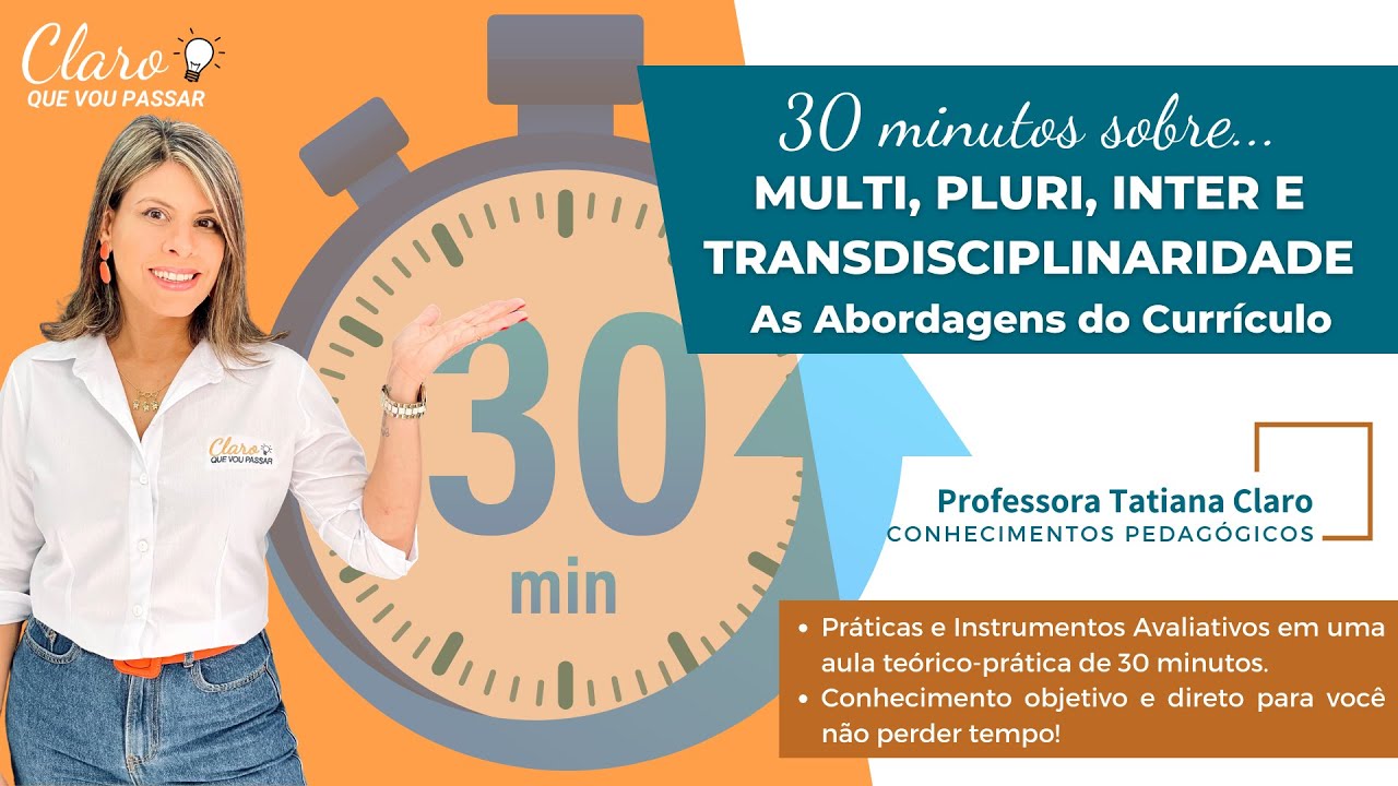 30 Minutos sobre... Multi, Pluri, Inter e Transdisciplinaridade