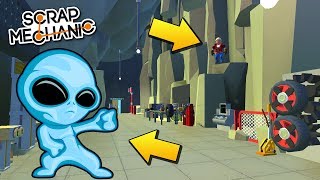 БАБА ЗИНА НАШЛА СЕКРЕТНУЮ ЛАБОРАТОРИЮ ПРИШЕЛЬЦЕВ !!! РЕАЛЬНАЯ ЖИЗНЬ в Scrap Mechanic !!!