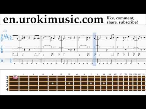 How to Play Ukulele David Guetta Justin Bieber - 2U Tabs Part#2 um-i352