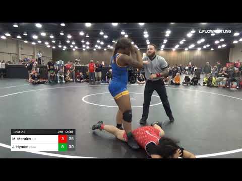 180 Lbs Rr Rnd 5 Mayra Morales Illinois Dual Vs Jaylen Hyman USAW Draw