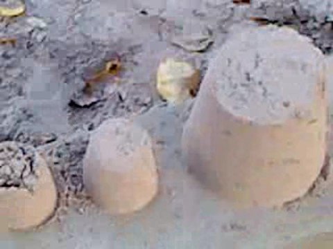 Tar sönder sandslott