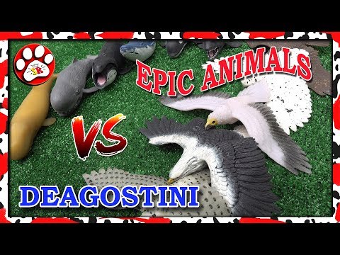ИГРУШКИ ДЕАГОСТИНИ против EPIC ANIMALS АРКТИКА 🐸 🐵🐳