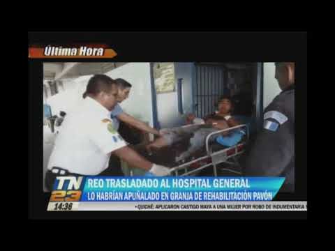 Trasladaron a un reo al Hospital General