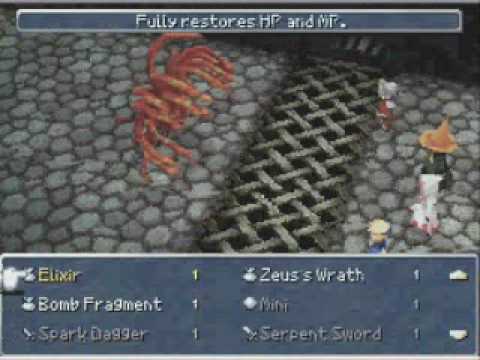 Let's Play Final Fantasy III (DS) part 16: Medusa head attacks!