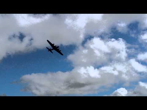B-17 Super Fortress - Super Low Fly by