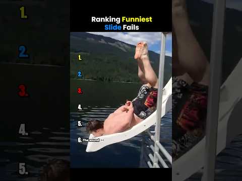 Ranking Funniest Slide Fails 😂