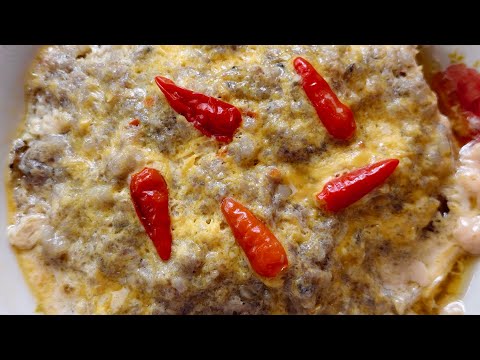 Prahok Ktis (Cambodian Fermented Fish and Minced Pork Dip) with pork belly is absolutely delicious.