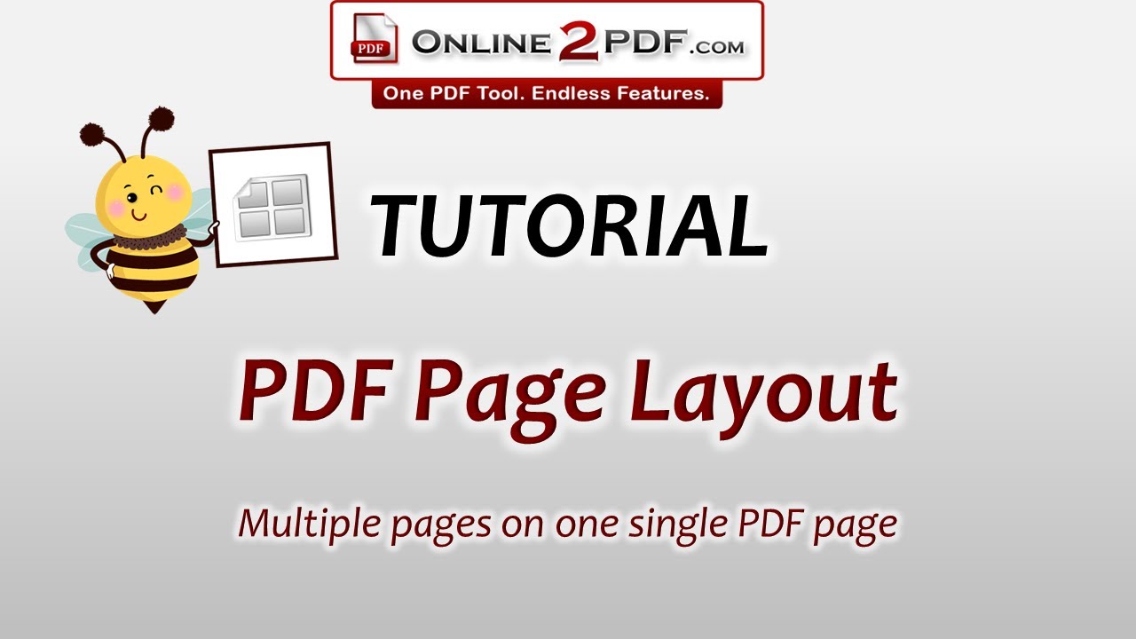 PDF Page Layout: Mutliple Pages