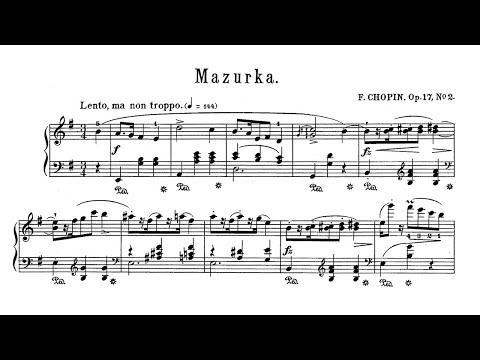 Chopin: Mazurka in E minor Op. 17 No. 2 - Jan Ekier, 1987