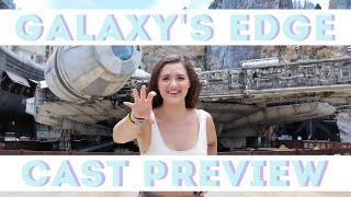 Galaxy's Edge Cast Member Preview: riding Millennium Falcon Smuggler's Run // vlog (CEP '19)