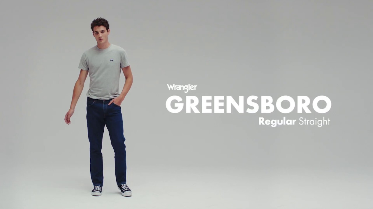Greensboro Black Back Jeans Heren