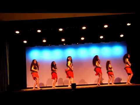 GHCHS Talent Show 2013-Hula Girls