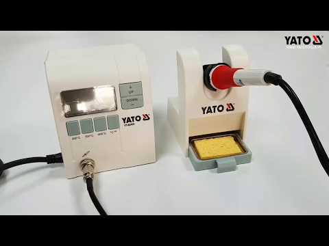 Цифровая паяльная станция YATO 48W (YT-82455) - надежный инструмент Цифровая паяльная станция YATO 48W (YT-82455) - надежный инструмент