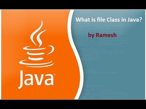 JAVA FAQ # 110 || What is File Class in Java?