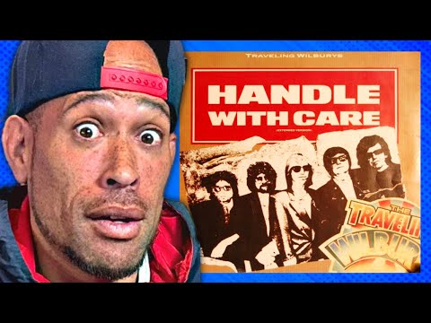 Rapper FIRST time REACTION to The Traveling Wilburys - Handle With Care! I know who they are now...