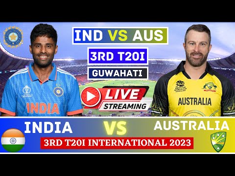 🔴Live India vs Australia 3rd T20 Match Scores | Live Cricket Match Today #livescore #indvsaus
