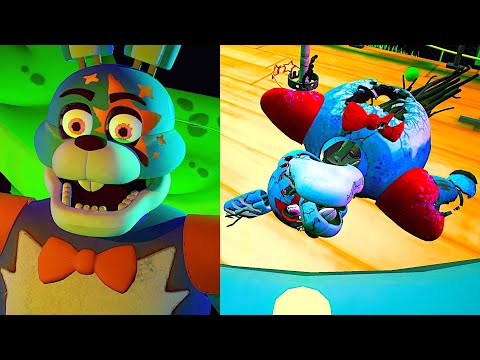 Gregory Jumspcares And Destroys Bonnie Five Nights At Freddy's Security Breach