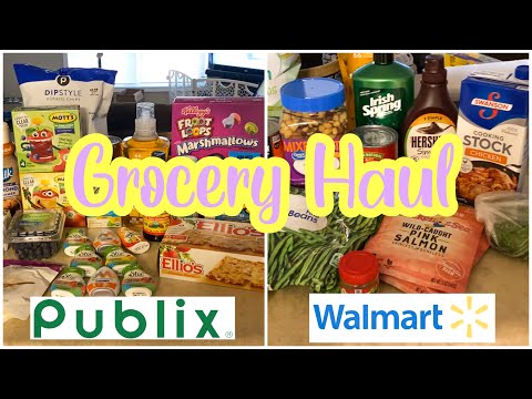 FIRST GROCERY HAUL IN OUR NEW HOUSE!!! || PUBLIX &...