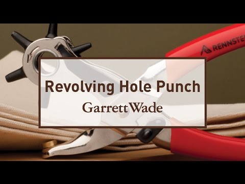 The Garrett Wade Revolving Hole Punch