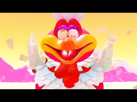 Super Mario Odyssey - 100% Walkthrough Part 23 No Commentary Gameplay - Cookatiel Boss Fight & Toad